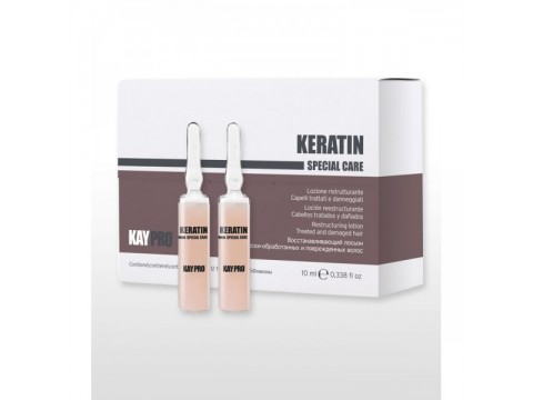 KAY PRO KERATIN losjonas pažeistiems plaukams 12*10 ml